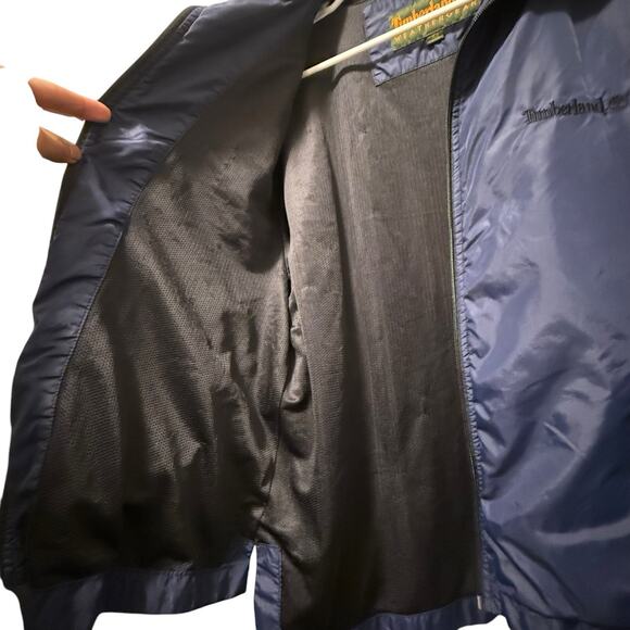 Timberland‎ Nylon Windbreaker Lined  Men's M Blue - Picture 4 of 12